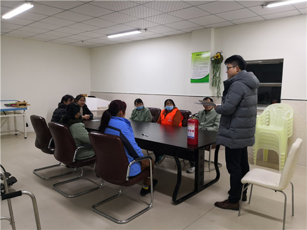 公司组织第四季度员工消防安全教育培训工作