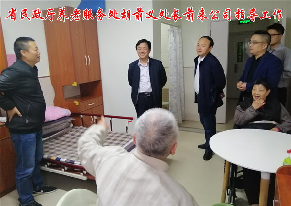民政厅胡前义处长来公司指导工作